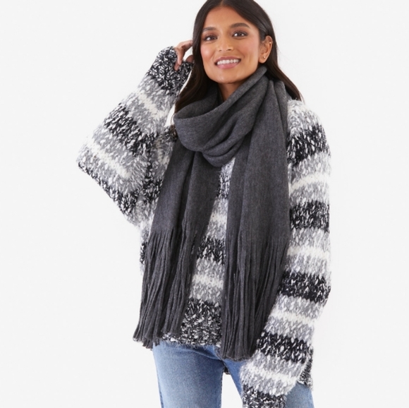 NWT Lucky Brand Solid Brushed Scarf - Picture 1 of 10